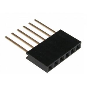 BARRA DE 6 PINOS FEMEA/CONECTOR EMPILHAV